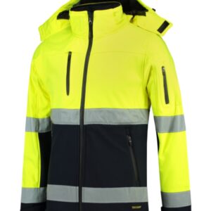 Bi-color EN ISO 20471 Softshell T52